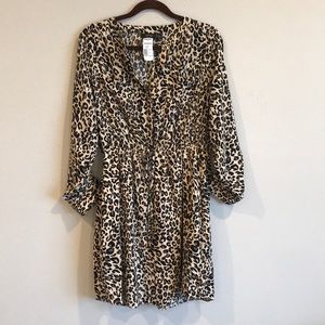 Apt. 9 NWT Plus Size Leopard Dress